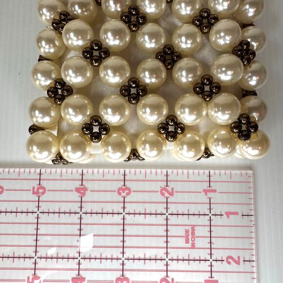 FREE PEOPLE Pearl Mini Crossbody Bag Chunky Glam Going Out Dressy Party‎ - Picture 7 of 9